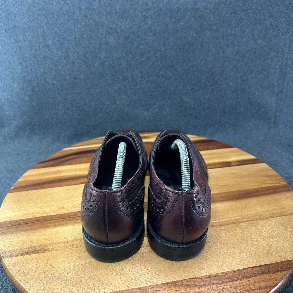 Allen Edmonds 7655 Independence Coll. Jefferson 2.0 Merlot Wingtip Oxford 9.5D